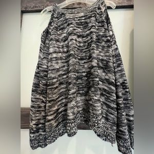 Unique cold shoulder sweater